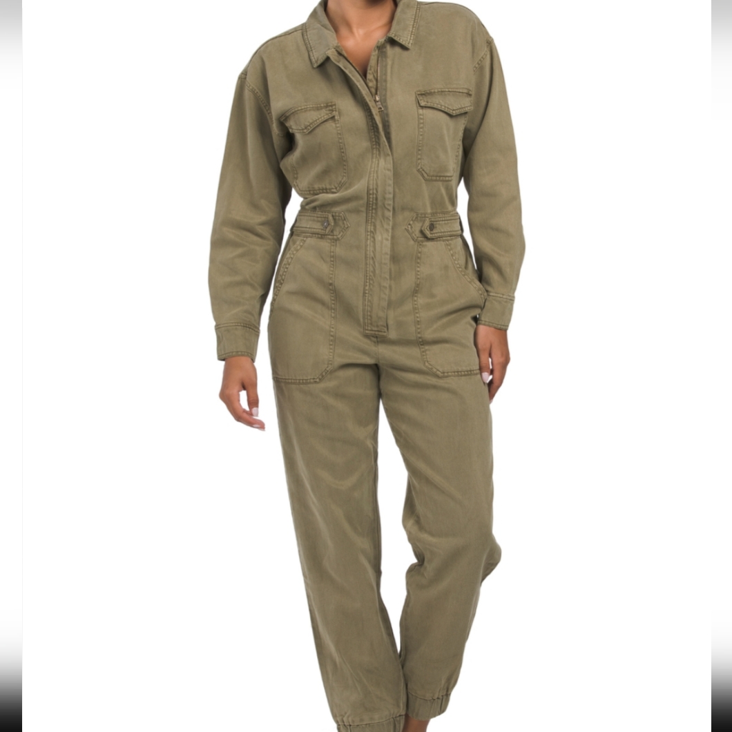 Army Green Young Fabulous And Broke Henry Jumpsuit Nwt